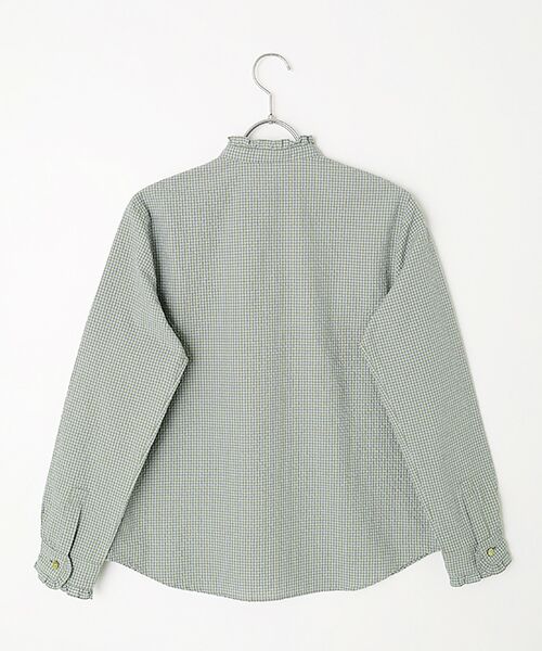 Mademoiselle NON NON / マドモアゼルノンノン スニーカー | シャーリングギンガム スタンドフリルシャツ | 詳細3