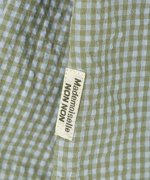 Mademoiselle NON NON / マドモアゼルノンノン スニーカー | シャーリングギンガム スタンドフリルシャツ | 詳細7