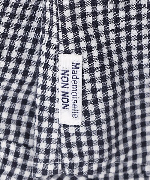 Mademoiselle NON NON / マドモアゼルノンノン スニーカー | シャーリングギンガム スタンドフリルシャツ | 詳細8