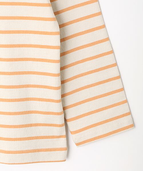 Mademoiselle NON NON / マドモアゼルノンノン Tシャツ | 天竺ボーダー ボートネックTシャツ | 詳細5