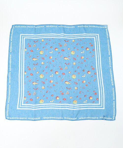 Mademoiselle NON NON / マドモアゼルノンノン Tシャツ | フルーツ柄スカーフ | 詳細1