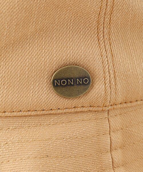 Mademoiselle NON NON / マドモアゼルノンノン ハット | デニムライクストレッチクロス ビオラ柄刺繍入りクローシュハット | 詳細5