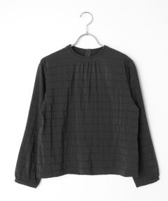 Mademoiselle NON NON / マドモアゼルノンノン シャツ・ブラウス | ソフトサッカー シャーリングTブラウス