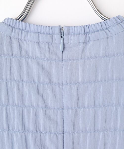 Mademoiselle NON NON / マドモアゼルノンノン シャツ・ブラウス | ソフトサッカー シャーリングTブラウス | 詳細5