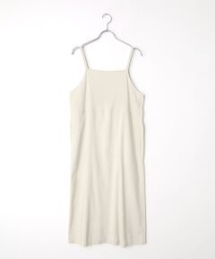 Mademoiselle NON NON / マドモアゼルノンノン ロング・マキシ丈ワンピース | ストレッチポプリン ジャンパースカート