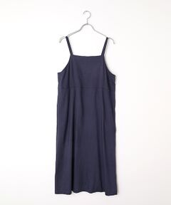 Mademoiselle NON NON / マドモアゼルノンノン ロング・マキシ丈ワンピース | ストレッチポプリン ジャンパースカート