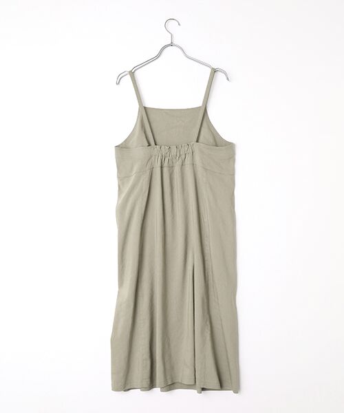 Mademoiselle NON NON / マドモアゼルノンノン ロング・マキシ丈ワンピース | ストレッチポプリン ジャンパースカート | 詳細2