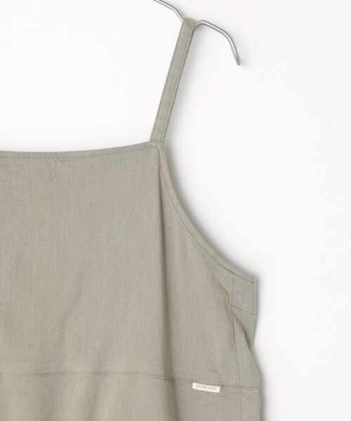 Mademoiselle NON NON / マドモアゼルノンノン ロング・マキシ丈ワンピース | ストレッチポプリン ジャンパースカート | 詳細3