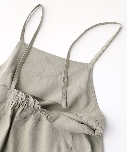 Mademoiselle NON NON / マドモアゼルノンノン ロング・マキシ丈ワンピース | ストレッチポプリン ジャンパースカート | 詳細6