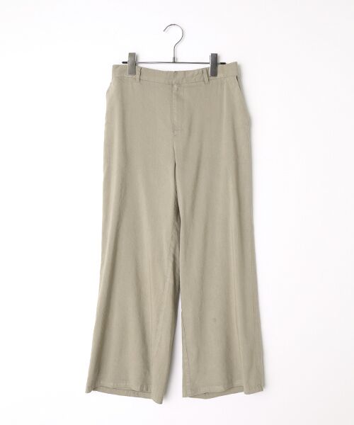 Mademoiselle NON NON / マドモアゼルノンノン その他パンツ | ストレッチポプリン ガウチョパンツ（アッシュグレー）