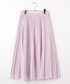 Mademoiselle NON NON / マドモアゼルノンノン ロング・マキシ丈スカート | 交織シフォンプリーツスカート