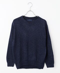 Mademoiselle NON NON / マドモアゼルノンノン ニット・セーター | ペーパーミックス ニットプルオーバー