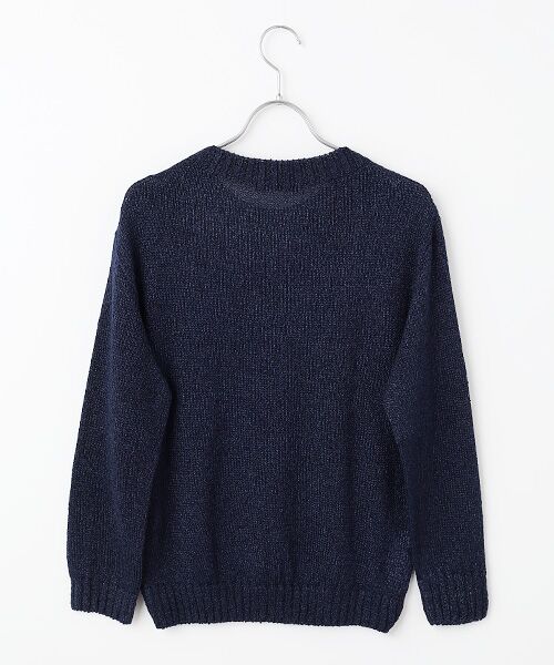 Mademoiselle NON NON / マドモアゼルノンノン ニット・セーター | ペーパーミックス ニットプルオーバー | 詳細2