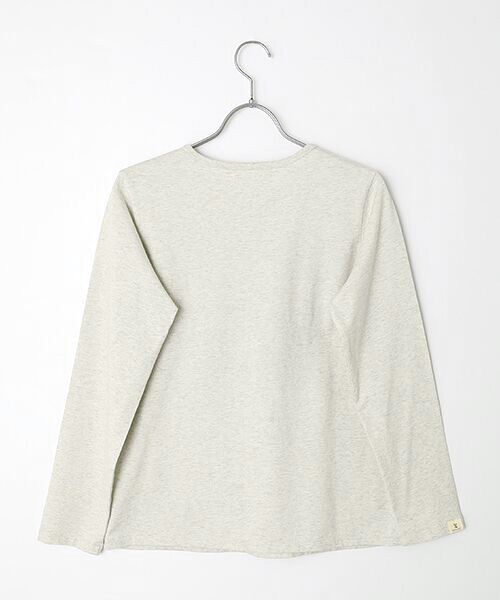 Mademoiselle NON NON / マドモアゼルノンノン Tシャツ | オーガニック天竺 レースボーダー刺繍Tシャツ | 詳細2