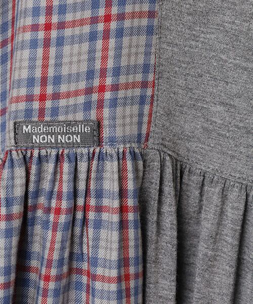 Mademoiselle NON NON / マドモアゼルノンノン ロング・マキシ丈ワンピース | レーヨンテンセルTOPベア天竺 スクエアネックワンピース【ノースリーブ】 | 詳細1