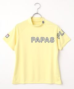 Mademoiselle NON NON / マドモアゼルノンノン カットソー | レディースGOLF ハイテックマテリアルポリエステルニット モックネックTシャツ