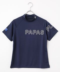 Mademoiselle NON NON / マドモアゼルノンノン カットソー | レディースGOLF ハイテックマテリアルポリエステルニット モックネックTシャツ