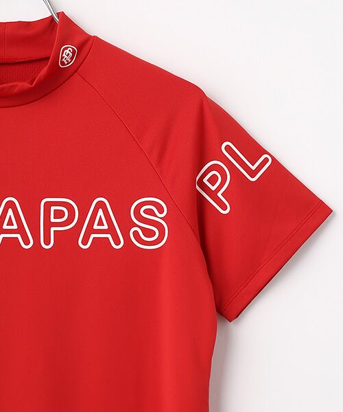 Mademoiselle NON NON / マドモアゼルノンノン カットソー | レディースGOLF ハイテックマテリアルポリエステルニット モックネックTシャツ | 詳細3