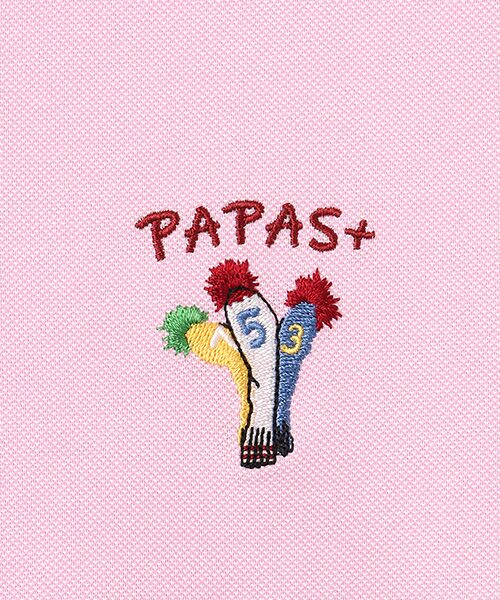 Mademoiselle NON NON / マドモアゼルノンノン ポロシャツ | レディースGOLF クールマックス交編鹿の子シルケット加工 スキッパー衿半袖ポロシャツ | 詳細6