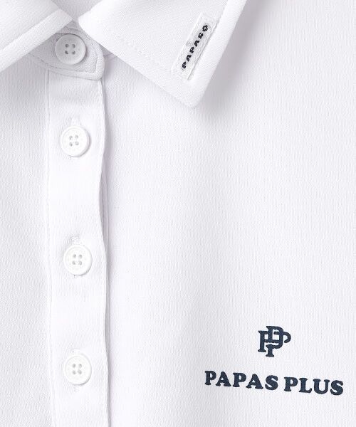 Mademoiselle NON NON / マドモアゼルノンノン ポロシャツ | レディースGOLF フルダル・バックハニカム 台衿付き半袖ポロシャツ | 詳細2