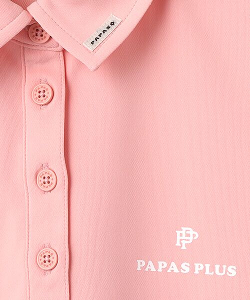 Mademoiselle NON NON / マドモアゼルノンノン ポロシャツ | レディースGOLF フルダル・バックハニカム 台衿付き半袖ポロシャツ | 詳細4