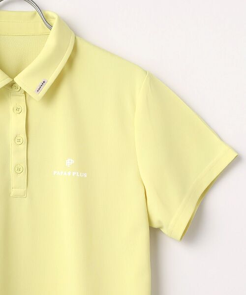 Mademoiselle NON NON / マドモアゼルノンノン ポロシャツ | レディースGOLF フルダル・バックハニカム 台衿付き半袖ポロシャツ | 詳細6