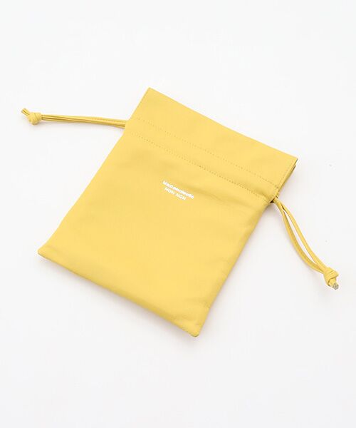 Mademoiselle NON NON / マドモアゼルノンノン ポーチ | ラムズソフトナッパレザー巾着 | 詳細6