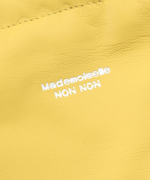 Mademoiselle NON NON / マドモアゼルノンノン ポーチ | ラムズソフトナッパレザー巾着 | 詳細7