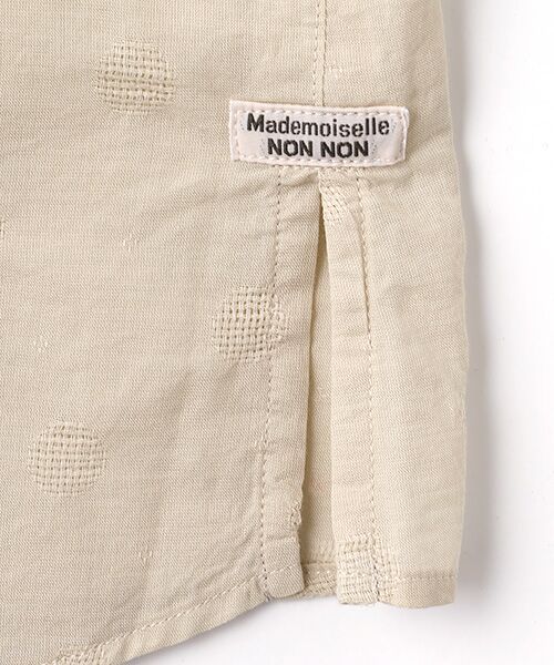 Mademoiselle NON NON / マドモアゼルノンノン シャツ・ブラウス | カラミジャガードシャツ[8分袖] | 詳細2