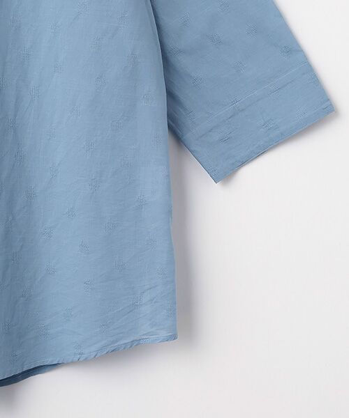 Mademoiselle NON NON / マドモアゼルノンノン シャツ・ブラウス | カラミジャガードシャツ[8分袖] | 詳細5