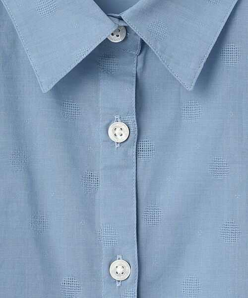 Mademoiselle NON NON / マドモアゼルノンノン シャツ・ブラウス | カラミジャガードシャツ[8分袖] | 詳細6