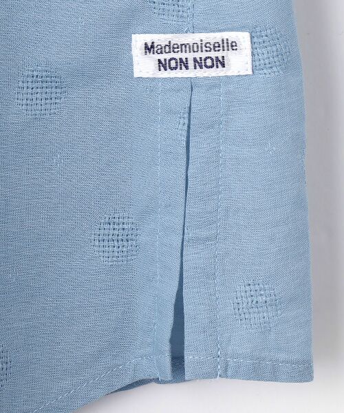 Mademoiselle NON NON / マドモアゼルノンノン シャツ・ブラウス | カラミジャガードシャツ[8分袖] | 詳細7