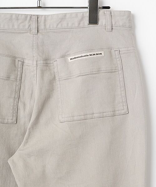 Mademoiselle NON NON / マドモアゼルノンノン デニムパンツ | オーガニックラフィーストレッチデニム 8分丈パンツ | 詳細3