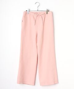 Mademoiselle NON NON / マドモアゼルノンノン デニムパンツ | ラフィリネン リラックスデニムパンツ[8分丈]