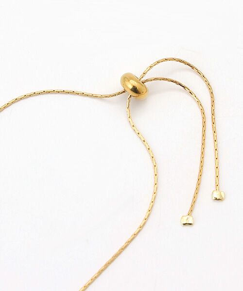 Mademoiselle NON NON / マドモアゼルノンノン ネックレス・ペンダント・チョーカー | <ELI ON EAR>エリ オン イヤー パールトップスライドネックレス | 詳細2