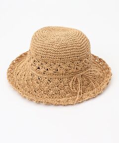 Mademoiselle NON NON / マドモアゼルノンノン ハット | ペーパーレーシーハンドニットクローシュ