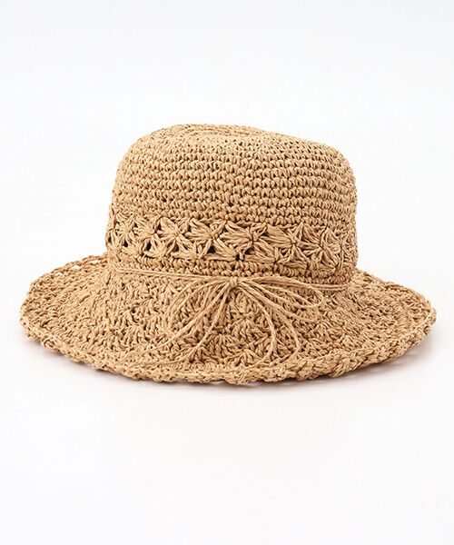 Mademoiselle NON NON / マドモアゼルノンノン ハット | ペーパーレーシーハンドニットクローシュ | 詳細1