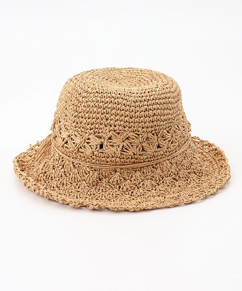 Mademoiselle NON NON / マドモアゼルノンノン ハット | ペーパーレーシーハンドニットクローシュ | 詳細2