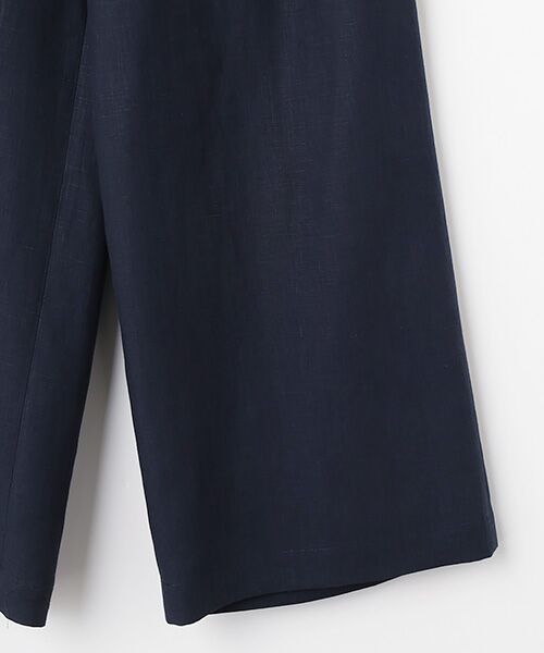 Mademoiselle NON NON / マドモアゼルノンノン その他パンツ | リネンポプリン ワンタックガウチョパンツ | 詳細6