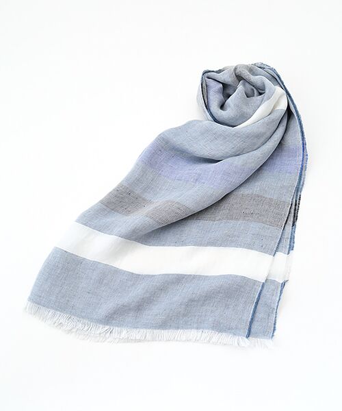Mademoiselle NON NON / マドモアゼルノンノン マフラー・ショール・スヌード・ストール | <MA.AL.BI >マルビ マルチボーダーストール | 詳細4