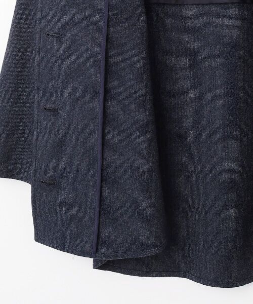 Mademoiselle NON NON / マドモアゼルノンノン その他アウター | ミルドライトフラノ Vネックライトコート | 詳細4