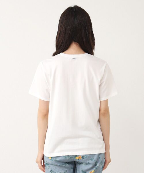 Mademoiselle NON NON / マドモアゼルノンノン Tシャツ | コンパクトヤーンエアロシフォン加工 レモンベアプリントTシャツ | 詳細9
