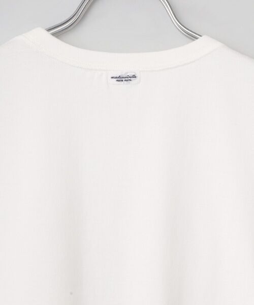 Mademoiselle NON NON / マドモアゼルノンノン Tシャツ | コンパクトヤーンエアロシフォン加工 レモンベアプリントTシャツ | 詳細5
