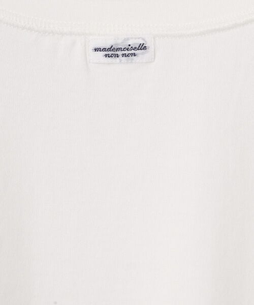 Mademoiselle NON NON / マドモアゼルノンノン Tシャツ | コンパクトヤーンエアロシフォン加工 レモンベアプリントTシャツ | 詳細6