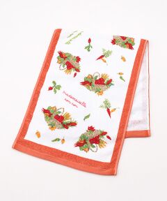 Mademoiselle NON NON / マドモアゼルノンノン タオル | ベジタブルバスケットプリント フェイスタオル