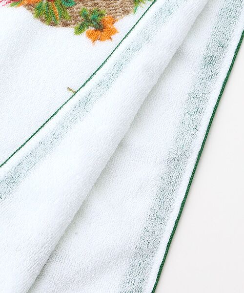 Mademoiselle NON NON / マドモアゼルノンノン タオル | ベジタブルバスケットプリント バスタオル | 詳細3