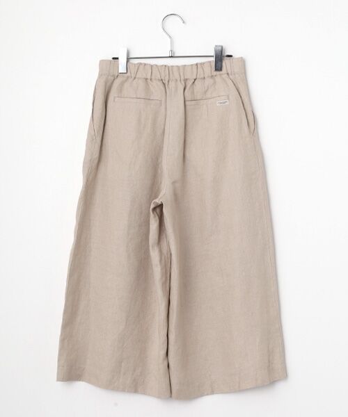 Mademoiselle NON NON / マドモアゼルノンノン ショート・ハーフ・半端丈パンツ | ノルマンディリネン マリン風キュロットパンツ[6分丈] | 詳細1