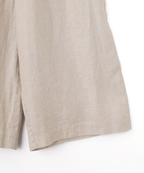 Mademoiselle NON NON / マドモアゼルノンノン ショート・ハーフ・半端丈パンツ | ノルマンディリネン マリン風キュロットパンツ[6分丈] | 詳細3