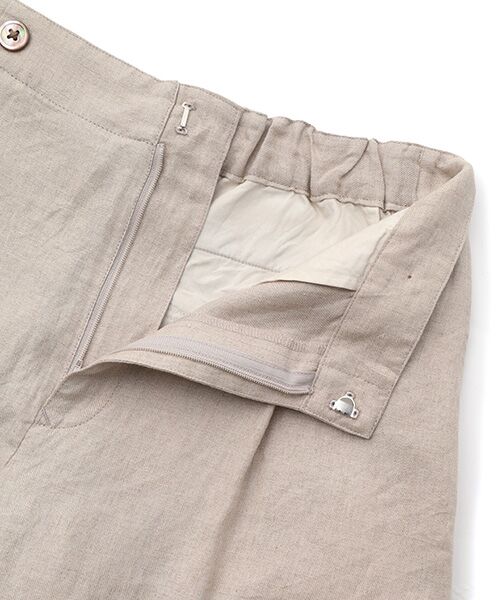 Mademoiselle NON NON / マドモアゼルノンノン ショート・ハーフ・半端丈パンツ | ノルマンディリネン マリン風キュロットパンツ[6分丈] | 詳細6