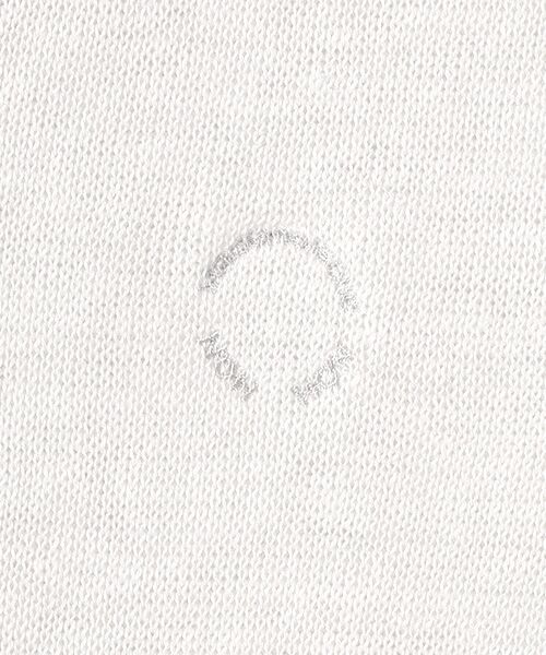 Mademoiselle NON NON / マドモアゼルノンノン カーディガン・ボレロ | ユーロリネンウオッシャブル天竺10G クルーネックカーディガン[9分袖] | 詳細1